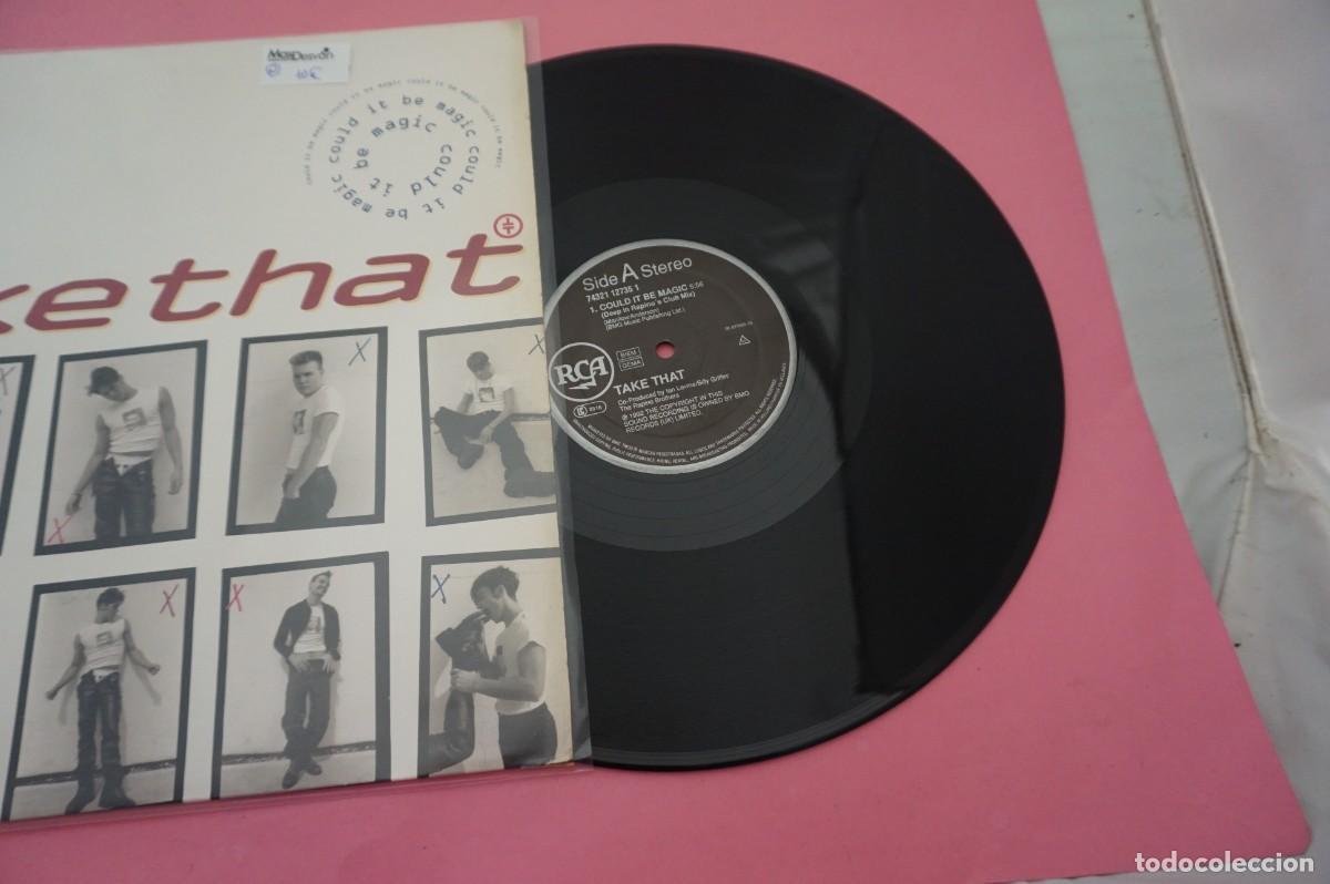 Discos de vinilo: MAXI SINGLE - Take That &ndash; Could It Be Magic - DISCO EN EXCELENTE ESTADO - Foto 2