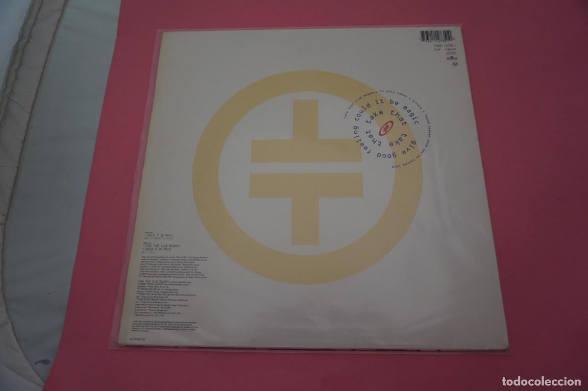 Discos de vinilo: MAXI SINGLE - Take That &ndash; Could It Be Magic - DISCO EN EXCELENTE ESTADO - Foto 3