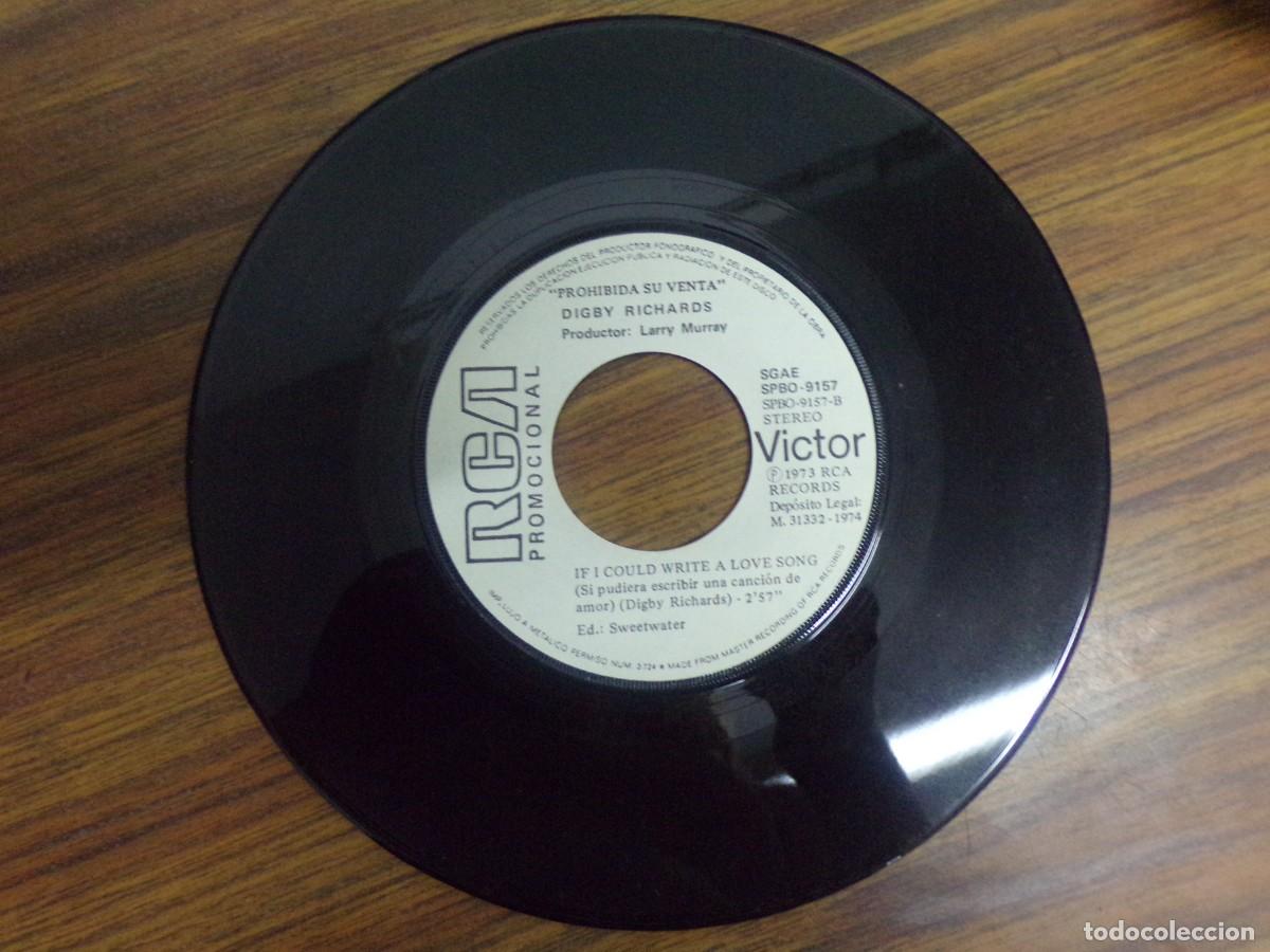 Discos de vinilo: disco vinilo. Digby Rihards. be my day - Foto 2