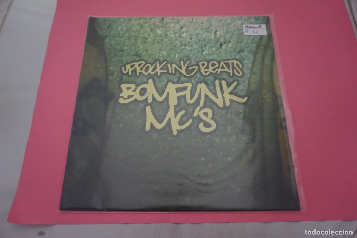 Discos de vinilo: MAXI SINGLE - BOMFUNK MCS - UPROCKING BEATS - DISCO EN EXCELENTE ESTADO - Foto 1