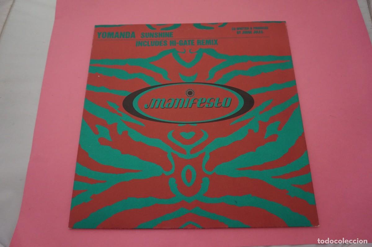 Discos de vinilo: MAXI SINGLE - Yomanda &ndash; Sunshine - DISCO EN EXCELENTE ESTADO - Foto 1