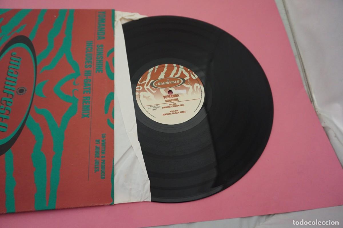 Discos de vinilo: MAXI SINGLE - Yomanda &ndash; Sunshine - DISCO EN EXCELENTE ESTADO - Foto 2