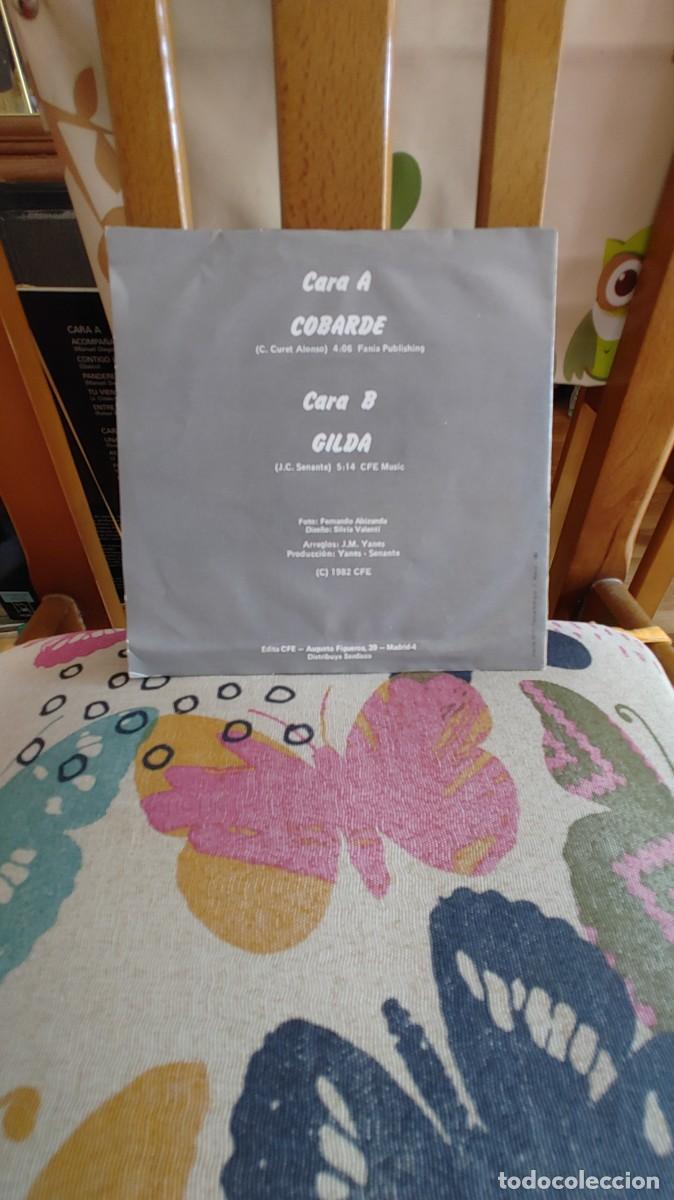 Discos de vinilo: JUAN CARLOS SENANTE-SINGLE COBARDE - Foto 2