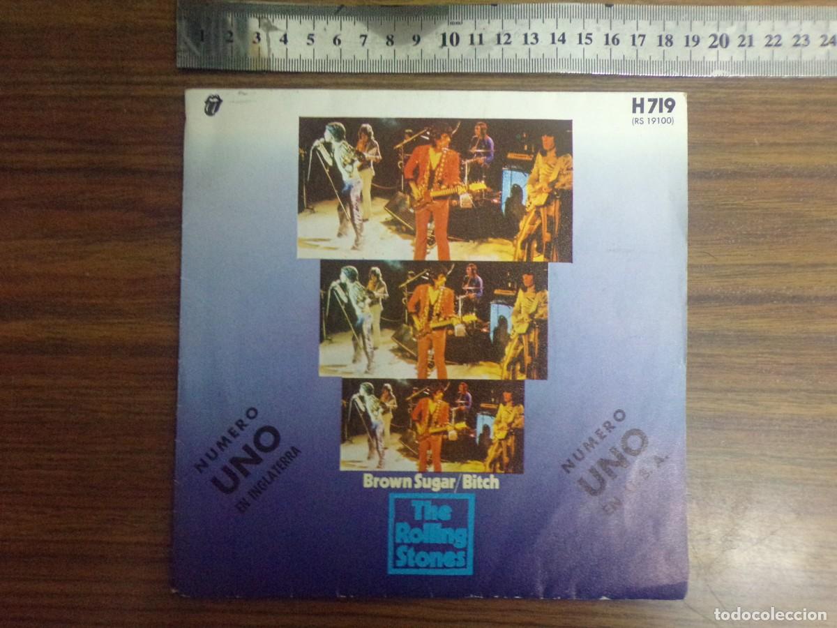 Discos de vinilo: disco vinilo. The rolling stones. - Brown sugar. - Bitch - Foto 1