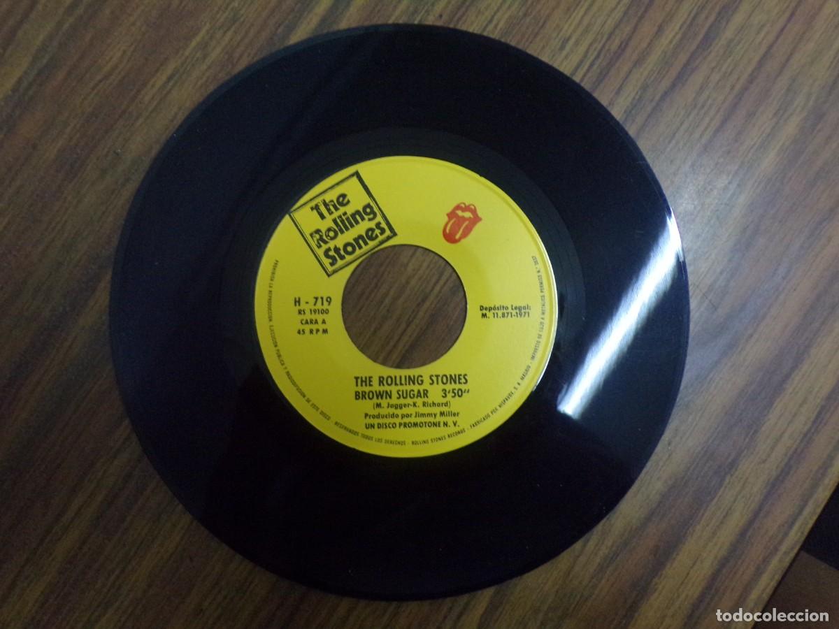 Discos de vinilo: disco vinilo. The rolling stones. - Brown sugar. - Bitch - Foto 2
