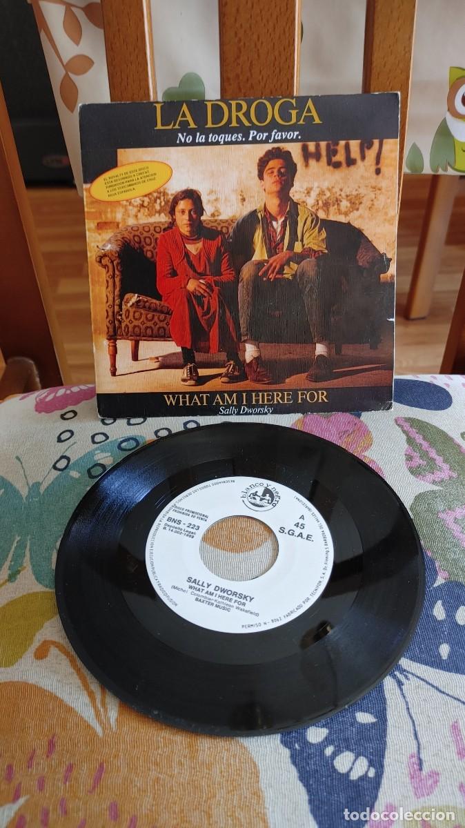 Discos de vinilo: LA DROGA-SINGLE WHAT AM I HERE FOR - Foto 1