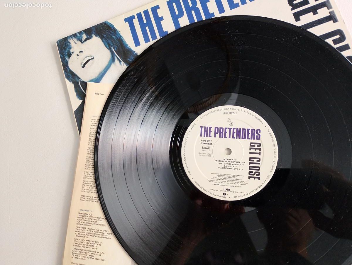 Discos de vinilo: The Pretenders &ndash; Get Close - Foto 2