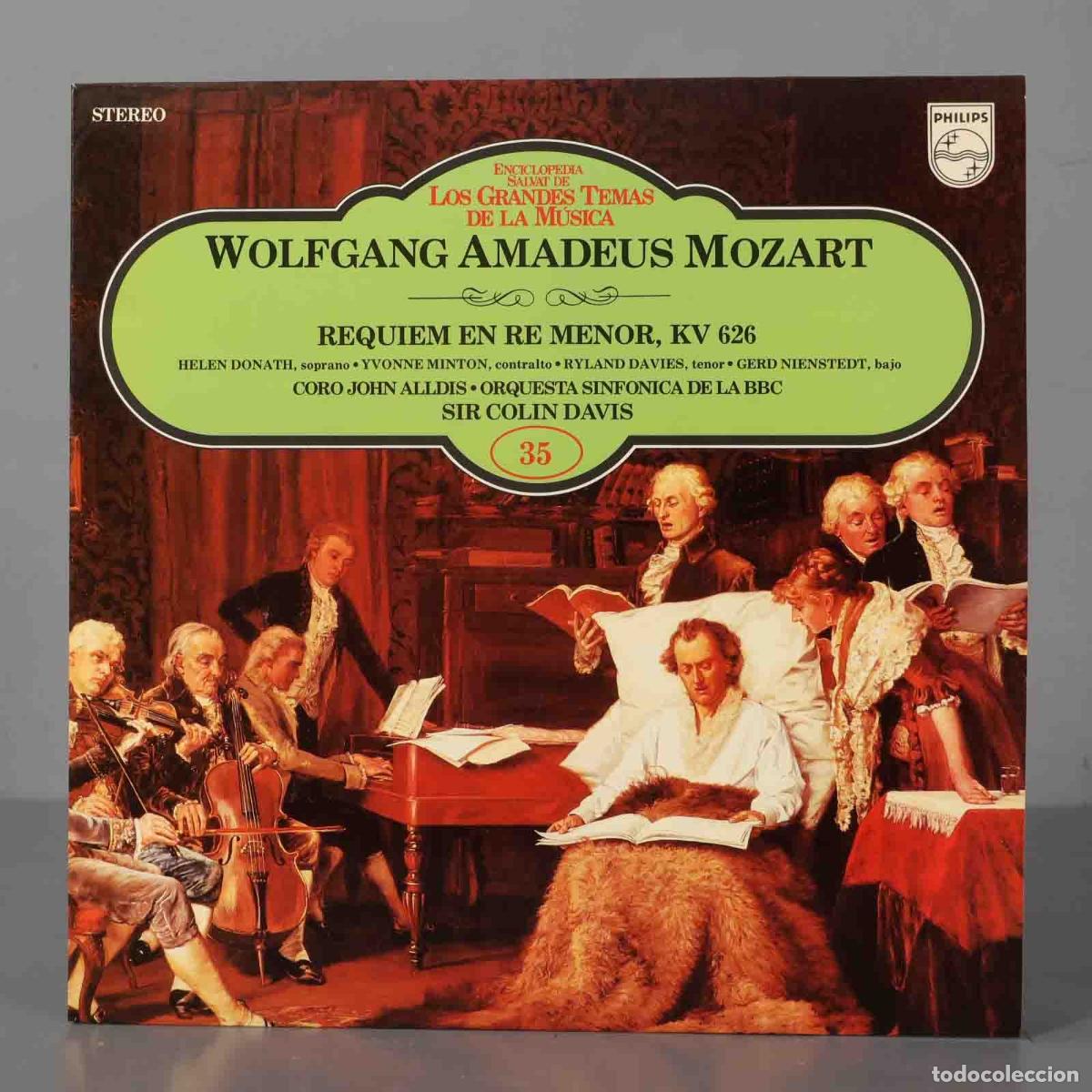 Dischi in vinile: LP. WOLFGANG AMADEUS MOZART REQUIEM EN RE MENOR, KV 626 HELEN DONATH, soprano &bull; YVONNE MINTON, contr
