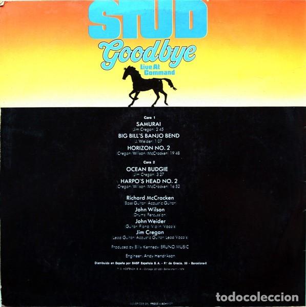 Discos de vinilo: Stud &ndash; Goodbye (Live At Command) - LP - Foto 2