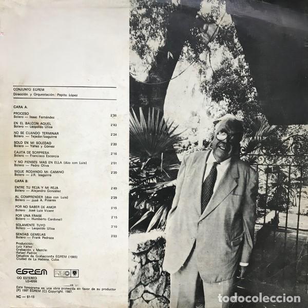 Discos de vinilo: Jos&eacute; Tejedor &ndash; Boleros - LP - Foto 2