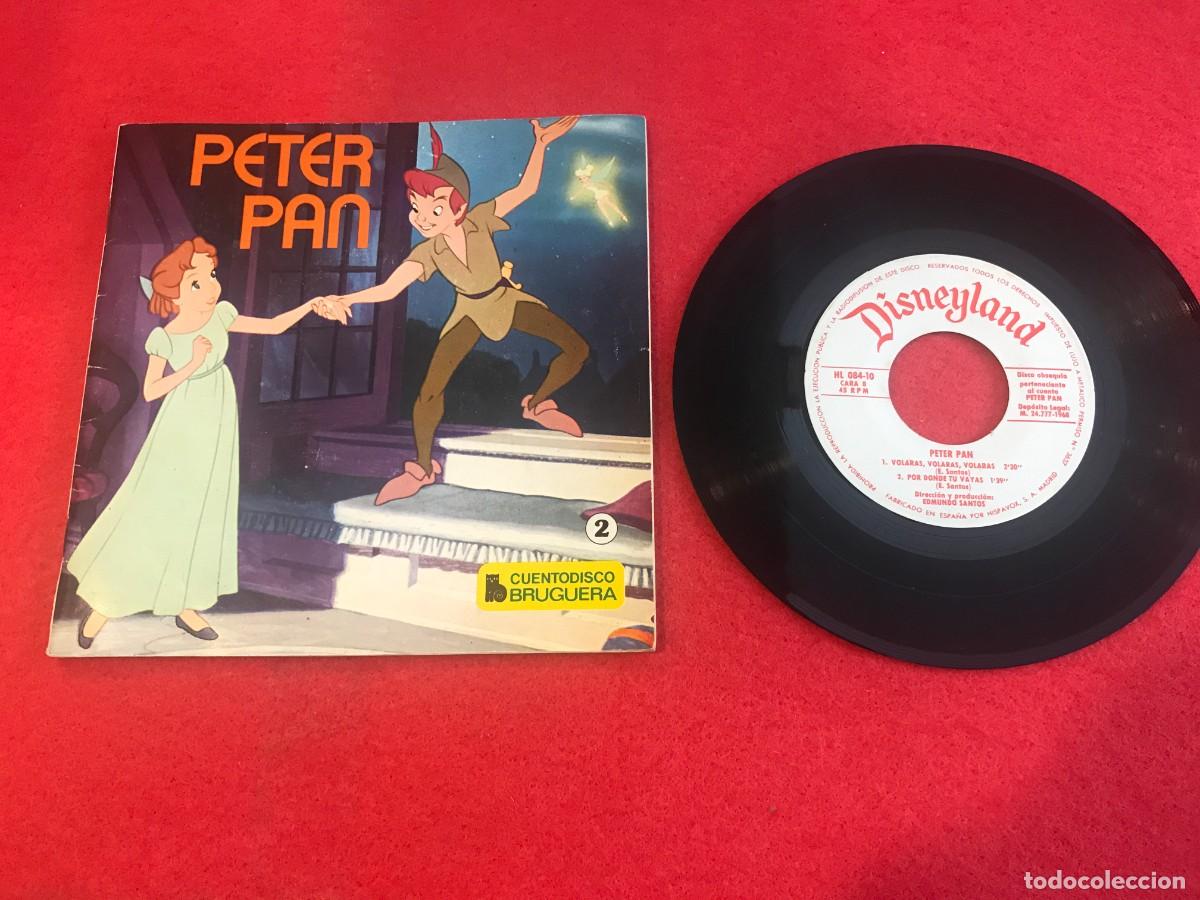 Discos de vinilo: SINGLE/ EP. CUENTODISCO BRUGUERA, PETER PAN. 1968 - Foto 1