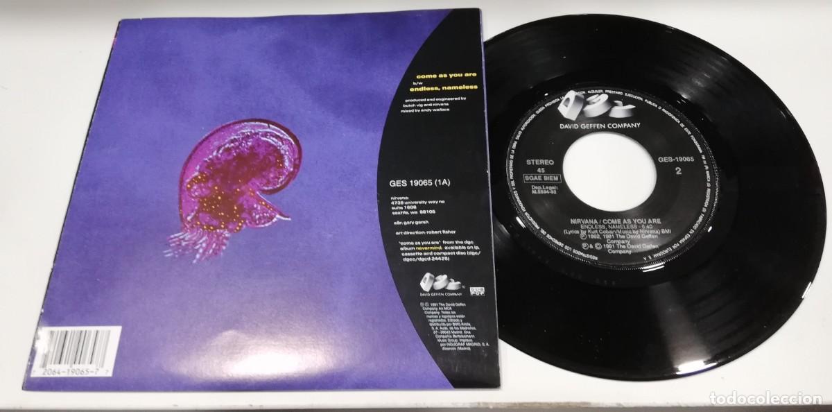 Discos de vinilo: MOSTRADOR 2-Nirvana - Come As You Are (7&rdquo;, Single) - Foto 1