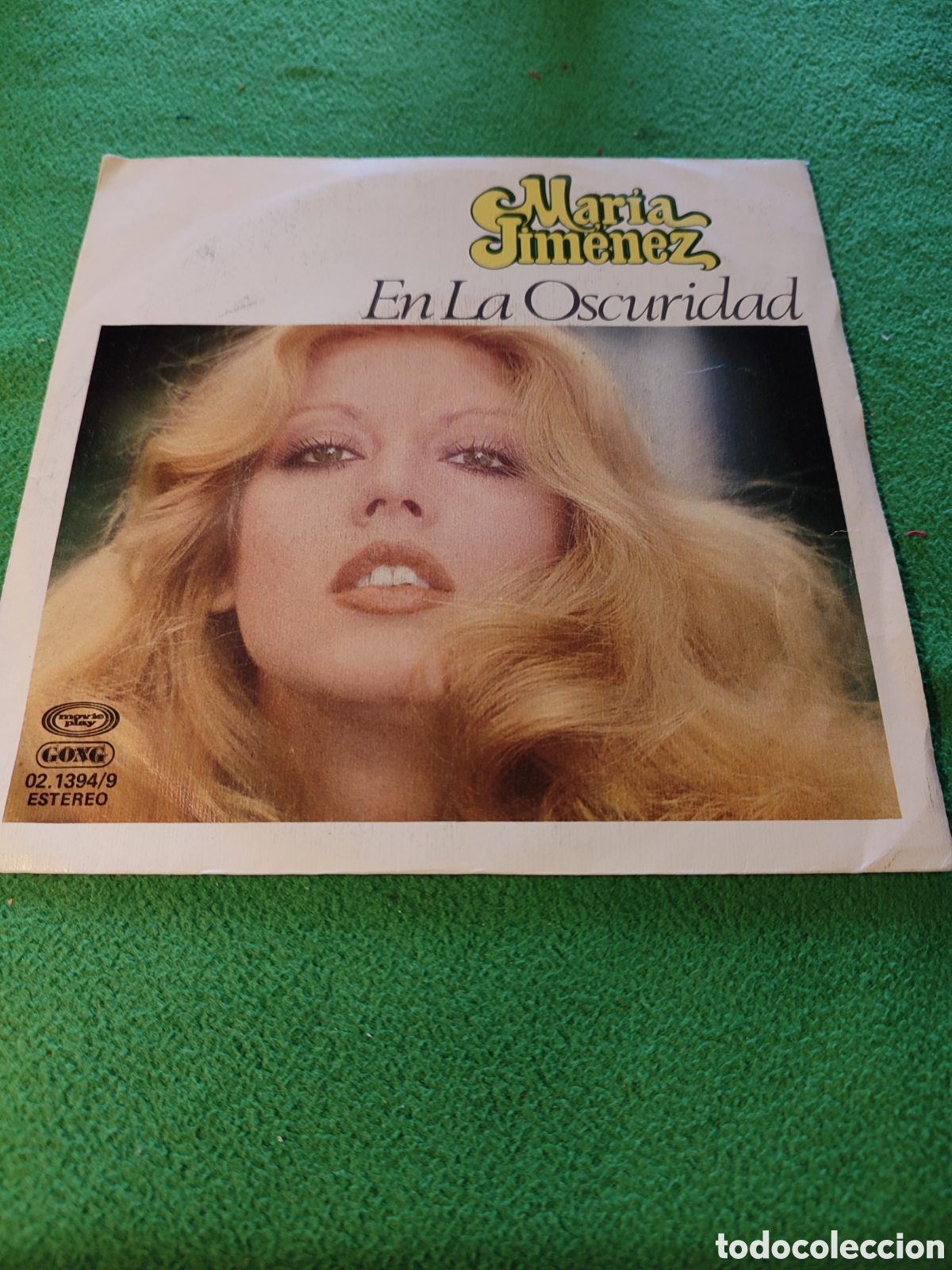 Discos de vinilo: Mar&iacute;a Jim&eacute;nez - En la oscuridad 1979 - Foto 1