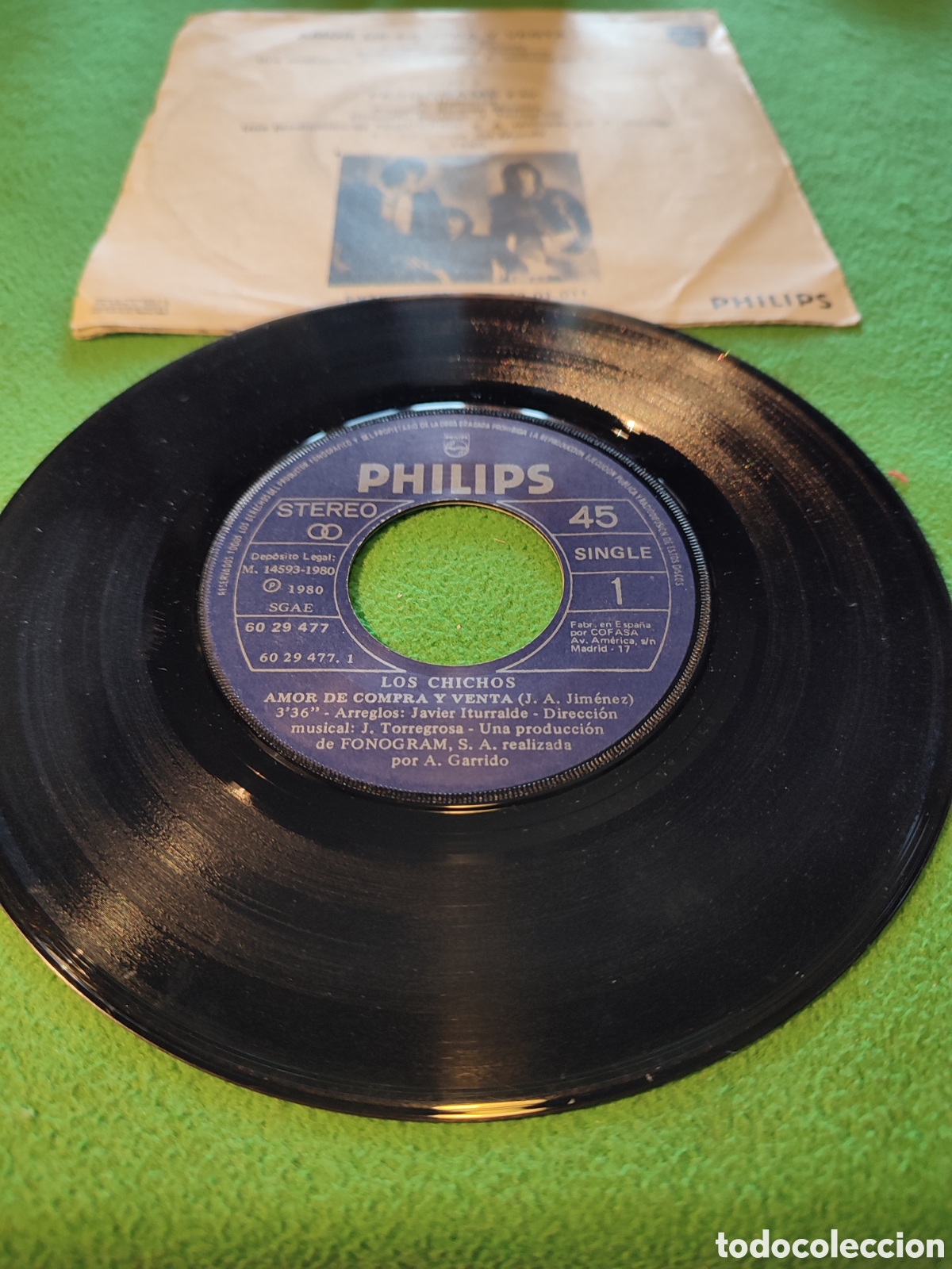 Discos de vinilo: Los Chichos - Amor de compra y venta - Foto 2