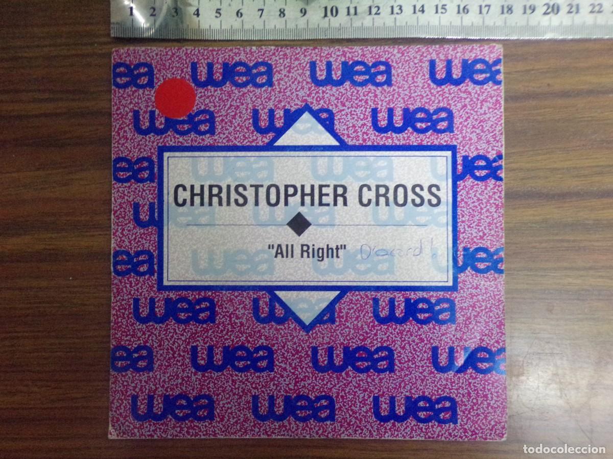 Discos de vinilo: ESTAMOS LIQUIDANDO. disco vinilo. Christopher Cross. - All Right - Foto 1
