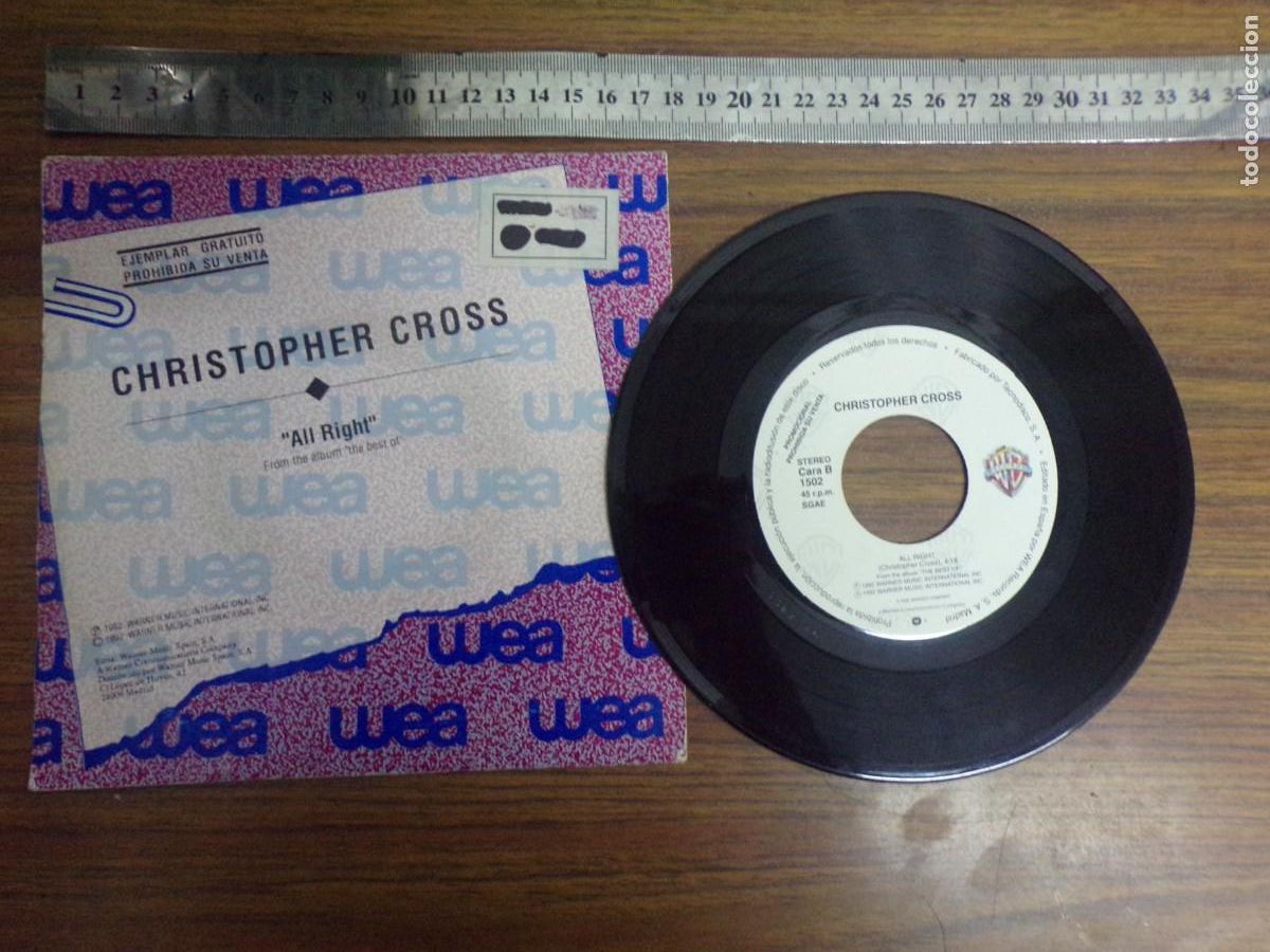 Discos de vinilo: ESTAMOS LIQUIDANDO. disco vinilo. Christopher Cross. - All Right - Foto 3