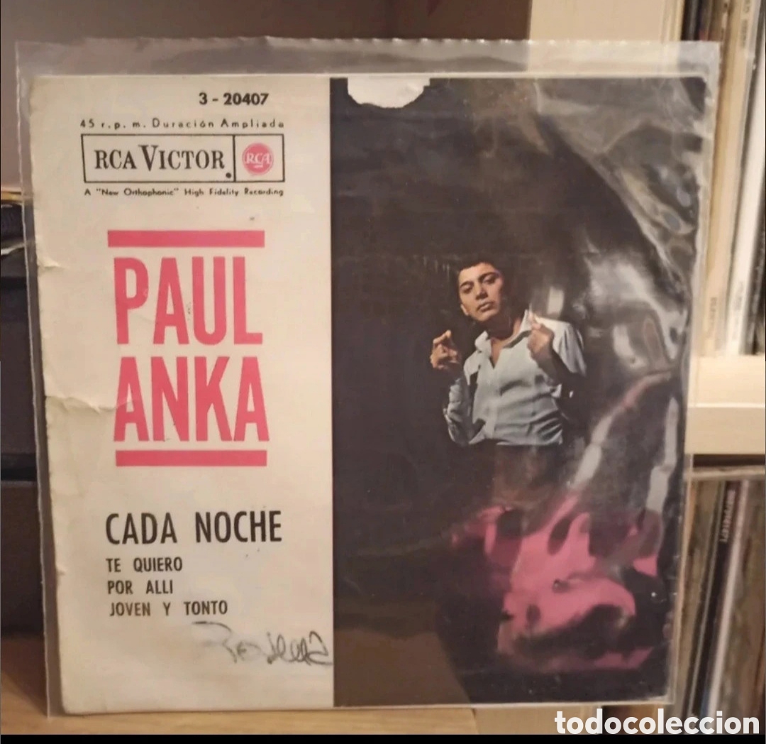Discos de vinilo: Paul Anka-Cada Noche. EP de 4 temas - Foto 1