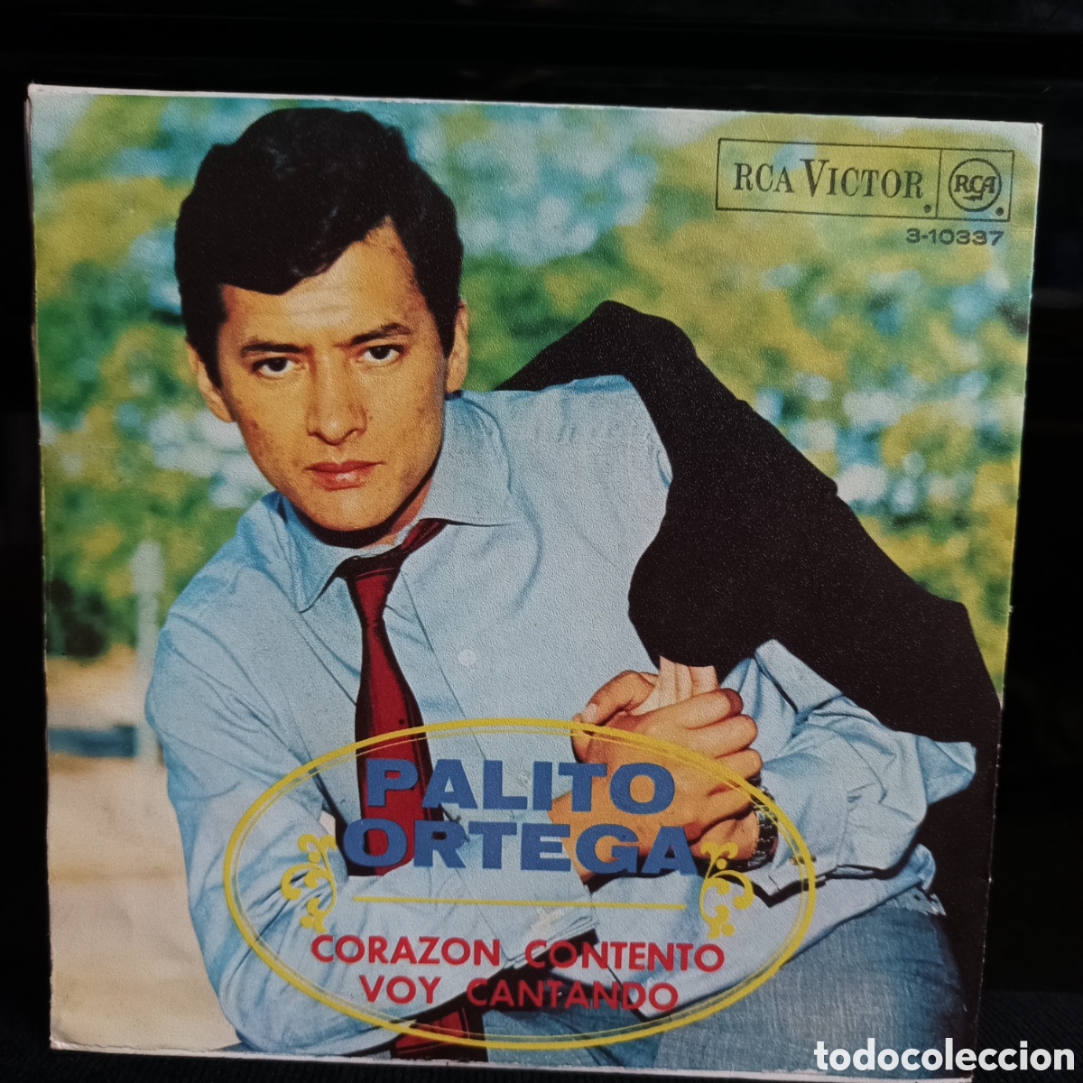 Discos de vinilo: Palito Ortega - Coraz&oacute;n Contento 1968 - Foto 2