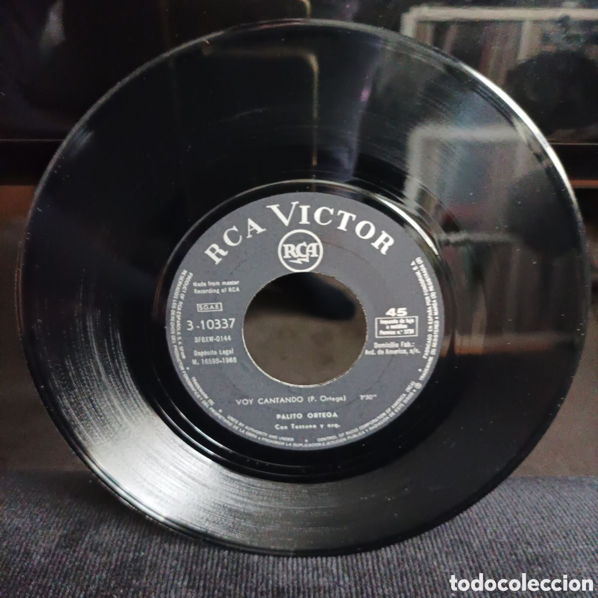 Discos de vinilo: Palito Ortega - Coraz&oacute;n Contento 1968 - Foto 4