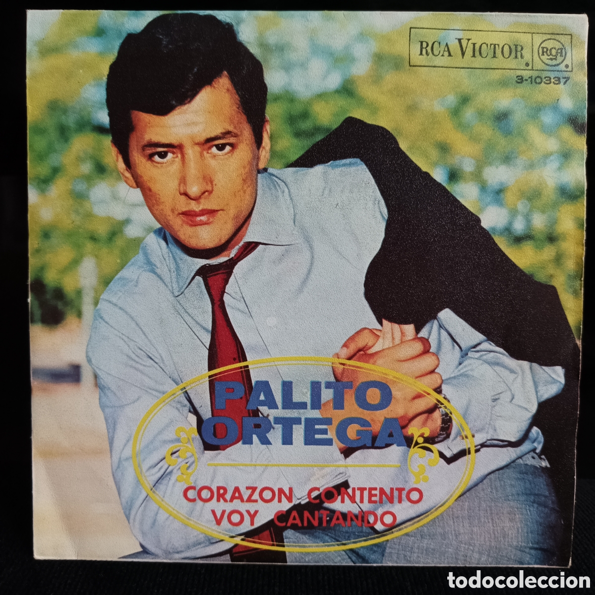 Discos de vinilo: Palito Ortega - Coraz&oacute;n Contento 1968 - Foto 1