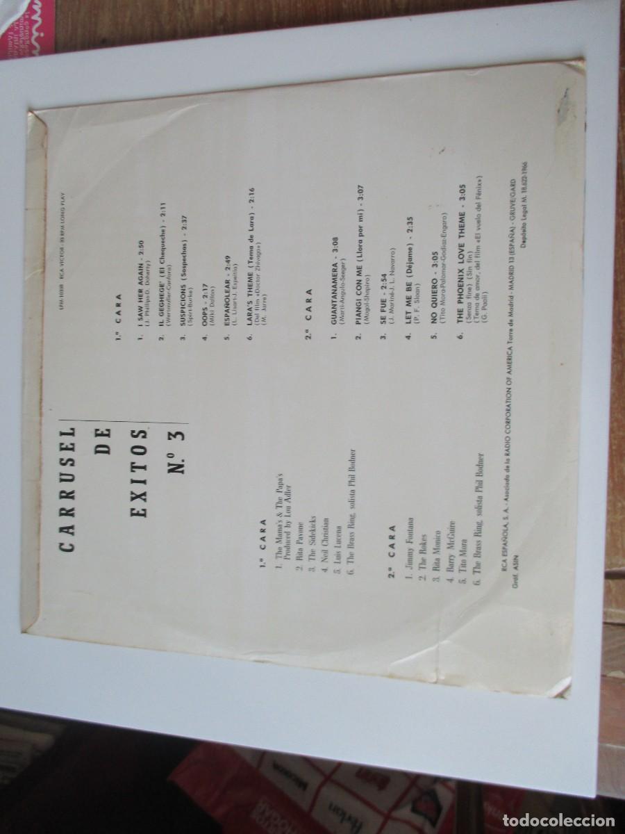 Discos de vinilo: Carrusel de &eacute;xitos n&ordm;3 Z315 - Foto 2