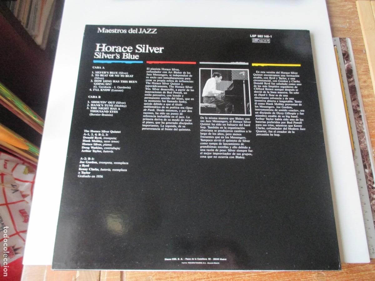 Discos de vinilo: HORACE SILVER Silver&acute;s Blue Z342 - Foto 2