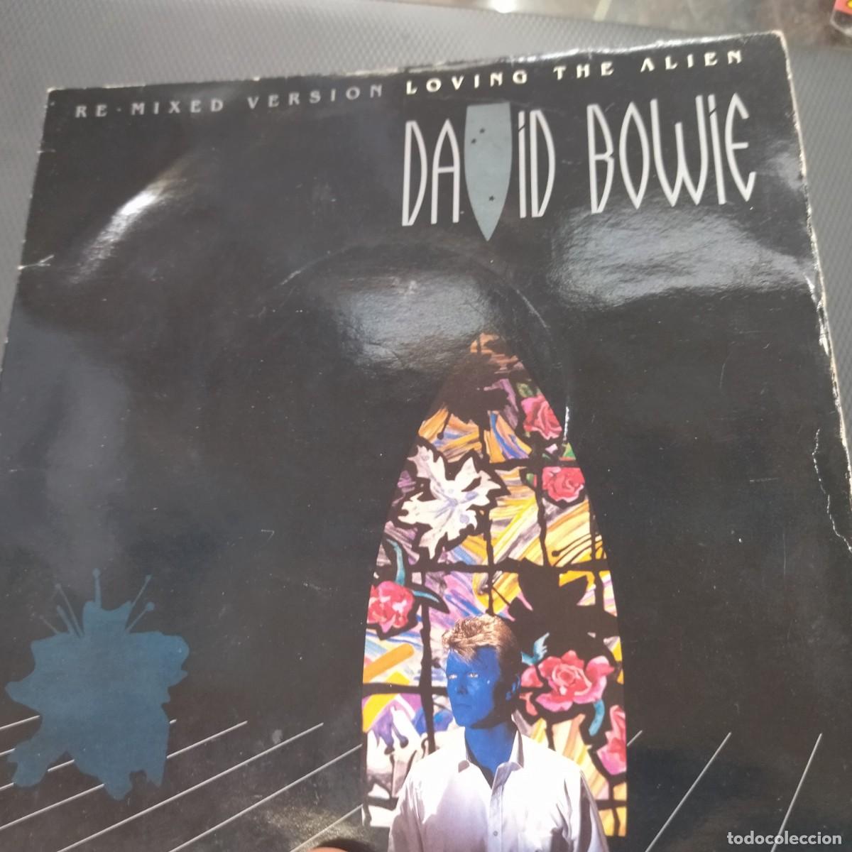 Discos de vinilo: SINGLE DISCO DE VINILO DAVID BOWIE LOVING THE ALIEN - Foto 1