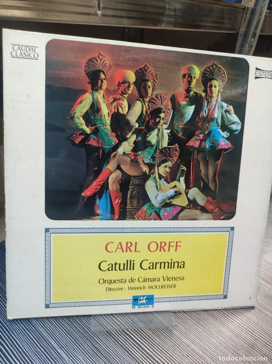 Discos de vinilo: CARL ORFF CATULLI CARMINA - Foto 1