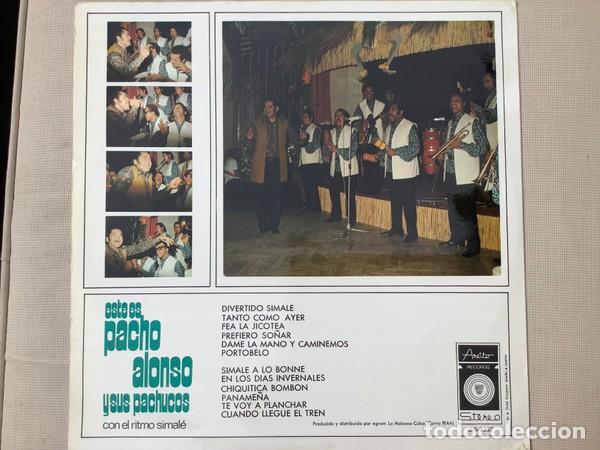 Discos de vinilo: Pacho Alonso Y Sus Pachucos &ndash; Con El Ritmo Simal&eacute; - Foto 2