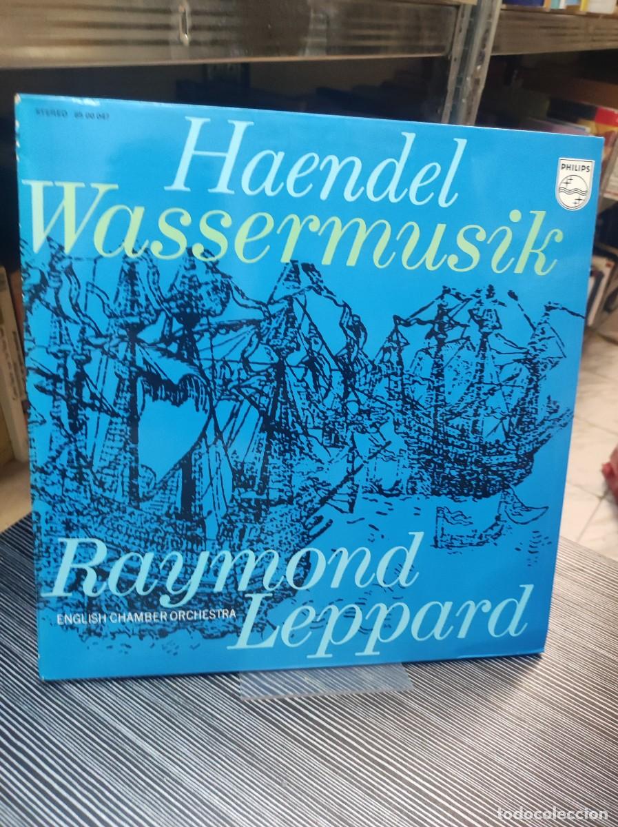Discos de vinilo: HAENDEL WASSERMUSIK RAYMOND LEPPARD - Foto 1