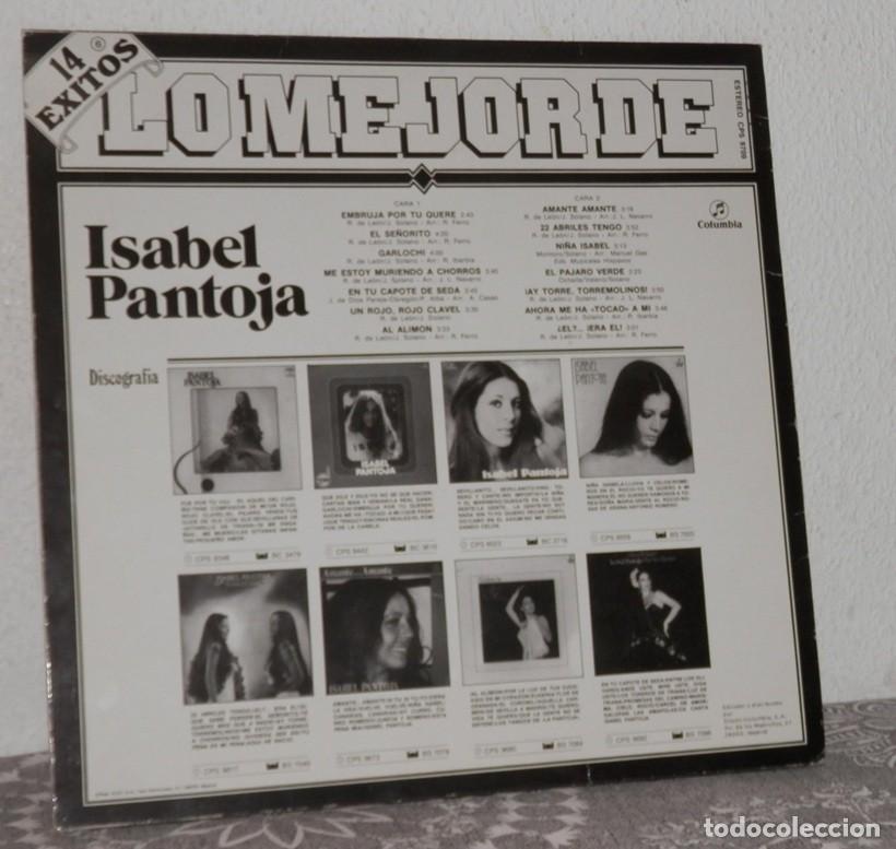 Discos de vinilo: DISCO LP DE VINILO DE ISABEL PANTOJA - Foto 2