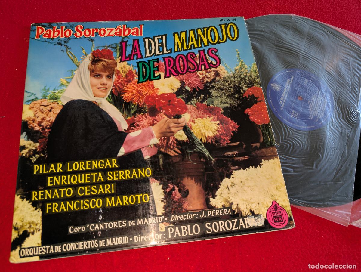 Disques de vinyle: MADRID & CANTORES dir Sorozabal MANOJO DE ROSAS Lorengar+Serrano+Cesari+Maroto LP 1962 GATEFOLD