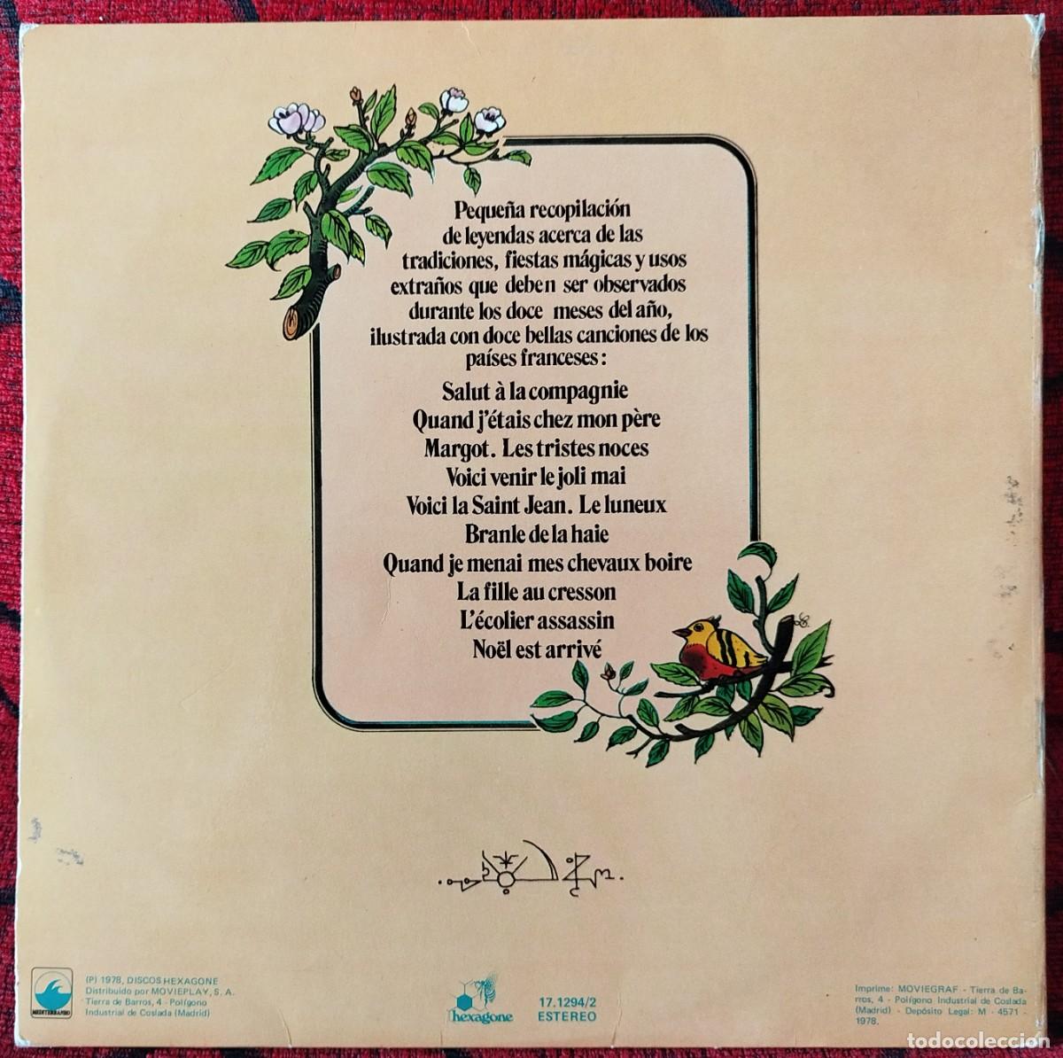 Discos de vinilo: MALICORNE ** Almanach ** VINILO LP 1978 - Foto 2