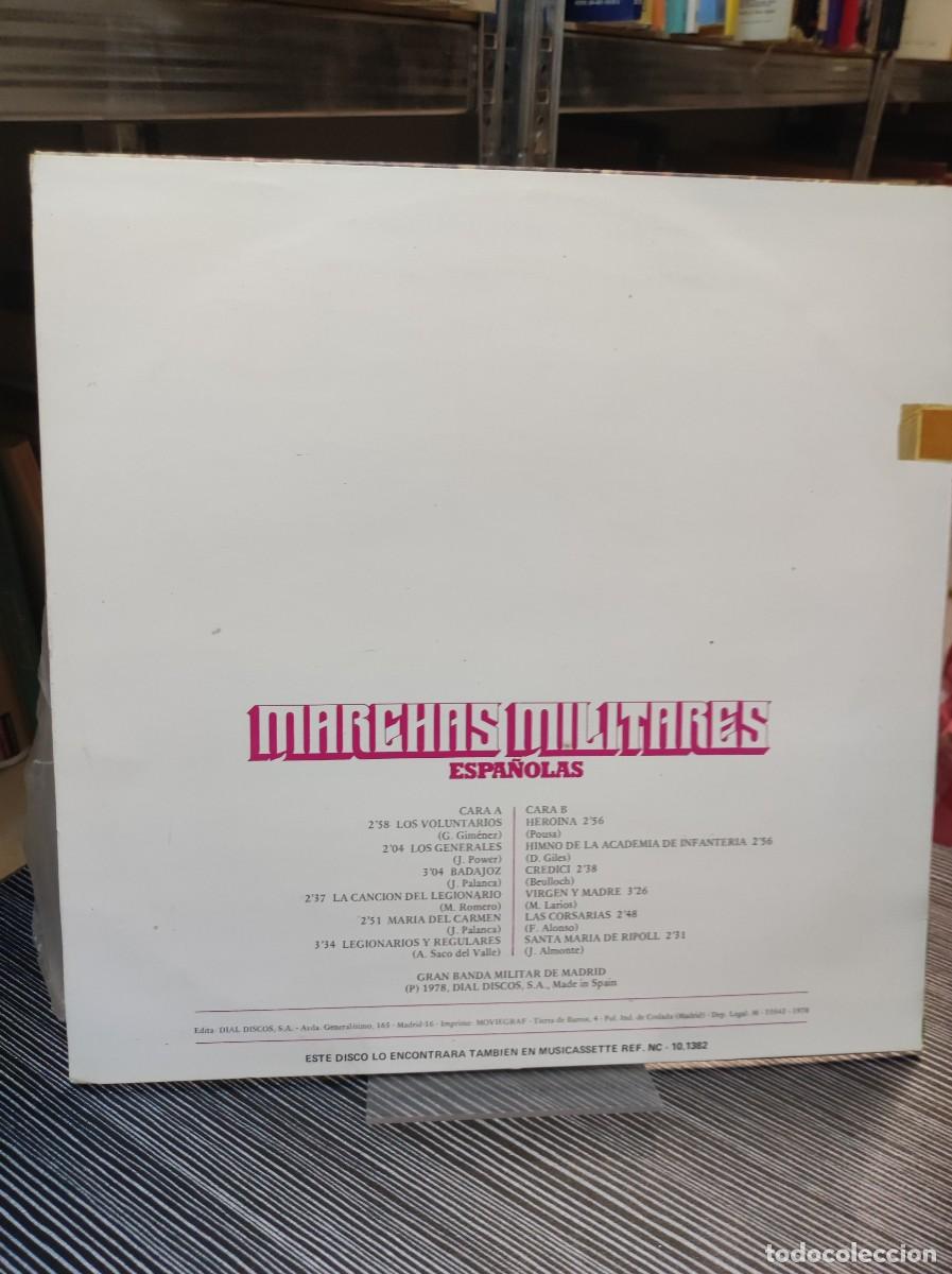 Discos de vinilo: MARCHAS MILITARES ESPA&Ntilde;OLAS - Foto 2