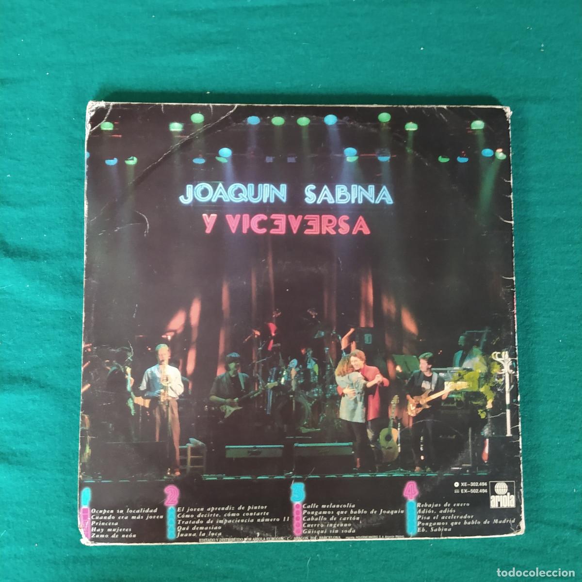 Discos de vinilo: Joaqu&iacute;n Sabina Y Viceversa &ndash; En Directo - Foto 2
