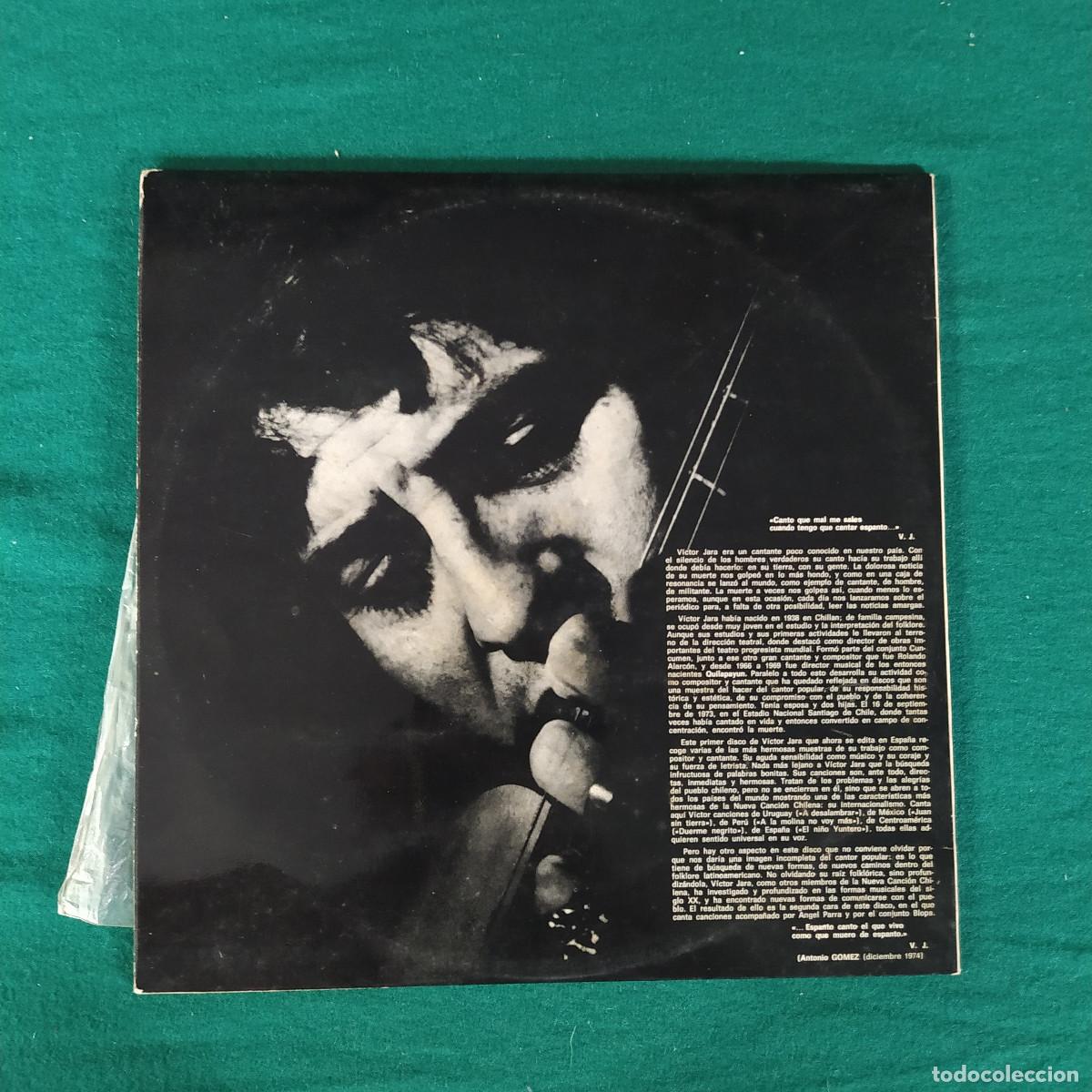 Discos de vinilo: Victor Jara &ndash; Te Recuerdo Amanda - Foto 2