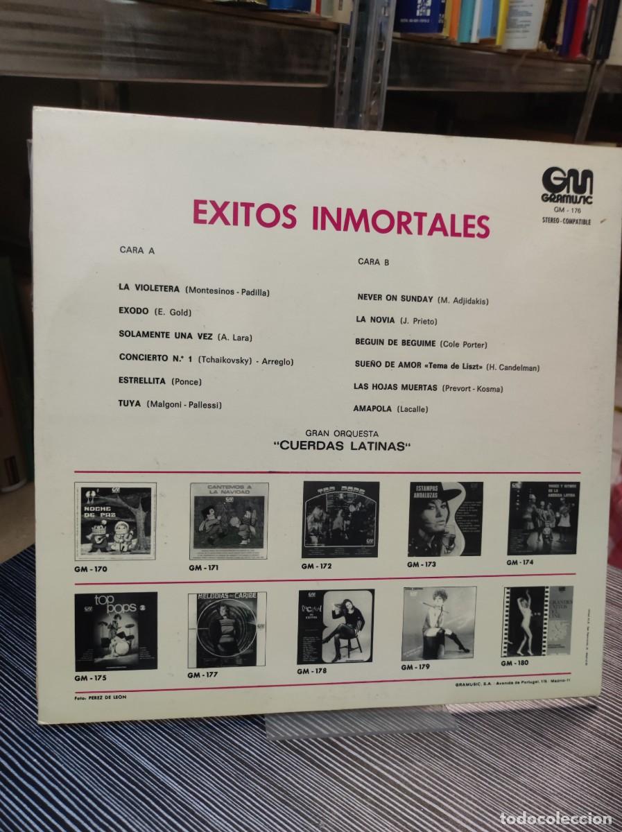 Discos de vinilo: Gran Orquesta Cuerdas Latinas &ndash; &Eacute;xitos Inmortales - Foto 2