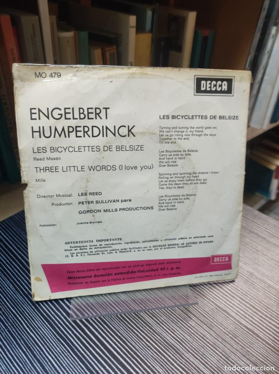 Discos de vinilo: Engelbert Humperdinck &ndash; Les Bicyclettes De Belsize - Foto 2