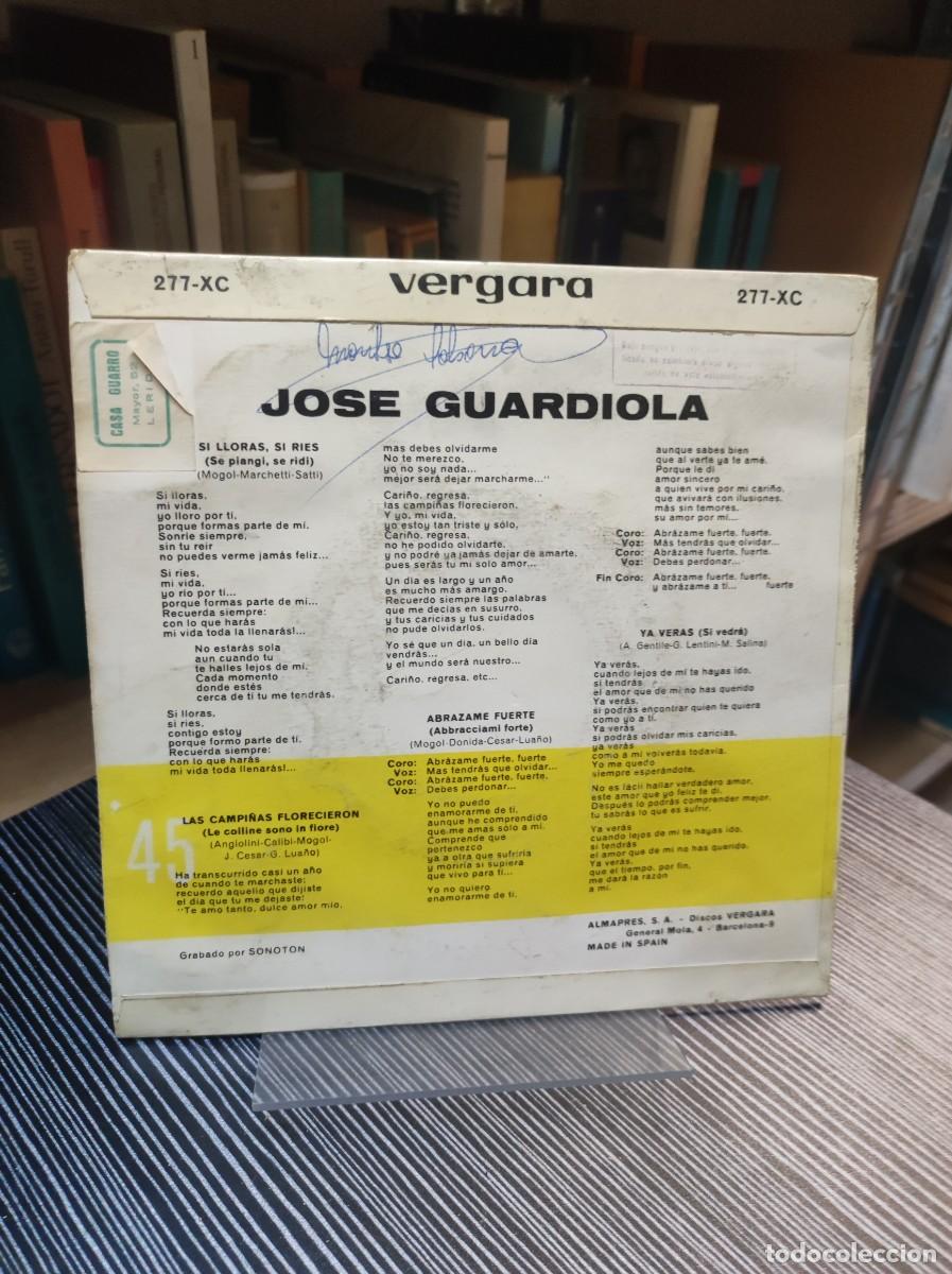Discos de vinilo: Jose Guardiola &ndash; San Remo 65 - Foto 2