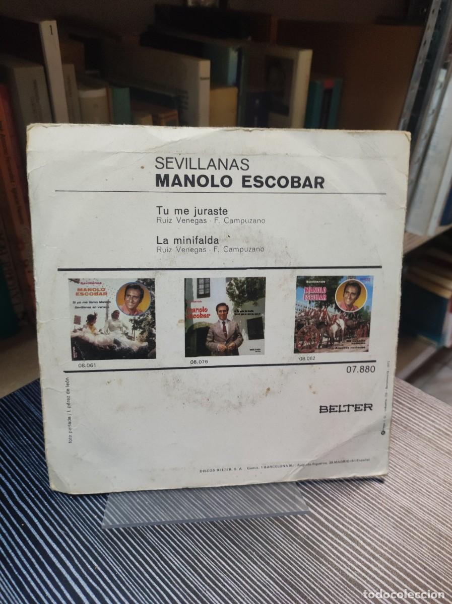 Discos de vinilo: Manolo Escobar &ndash; Sevillanas - Foto 2