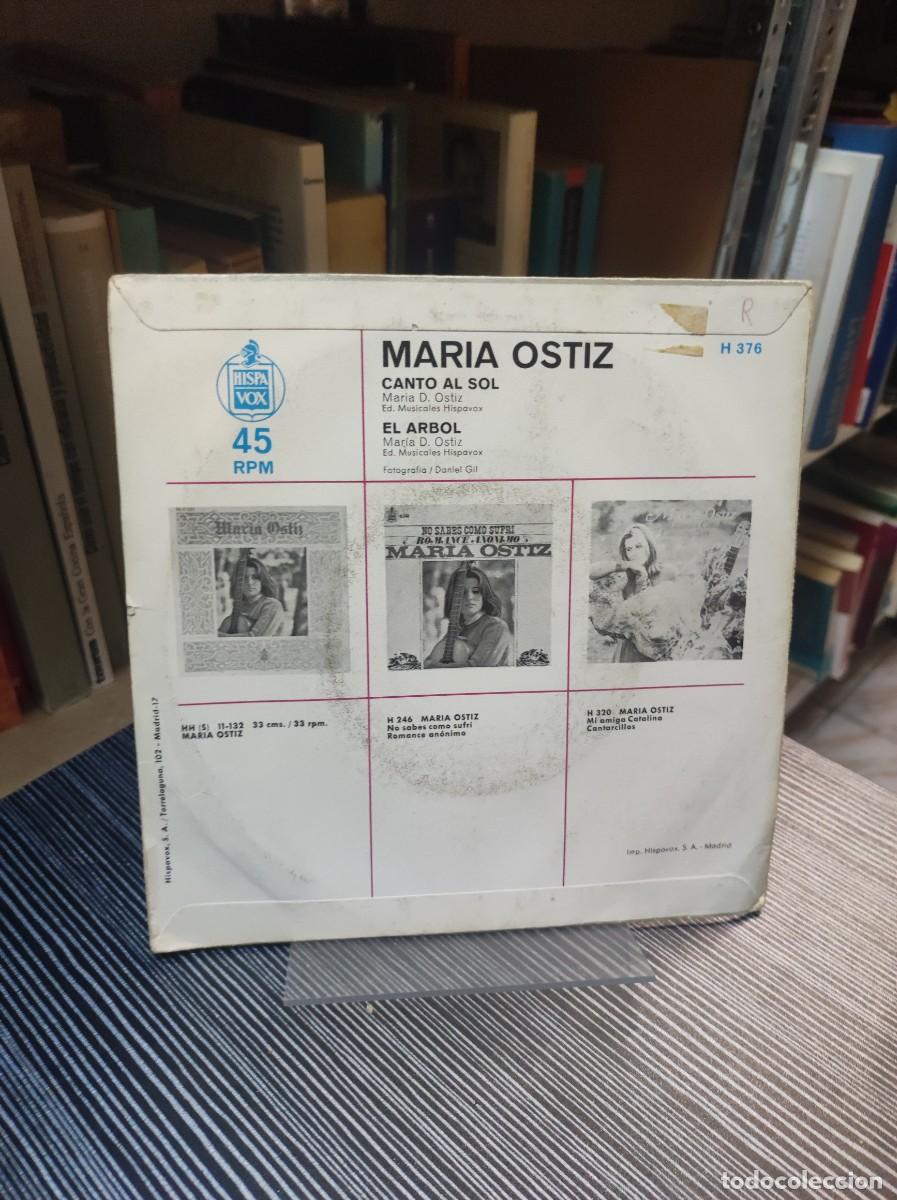 Discos de vinilo: Maria Ostiz &ndash; Canto Al Sol - Foto 2