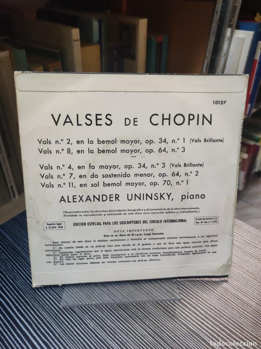 Discos de vinilo: VALSES F. CHOPIN ... - Foto 2
