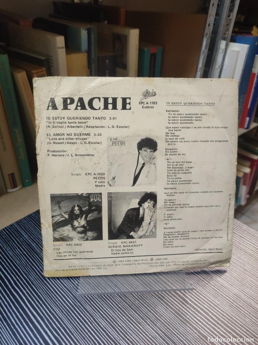Discos de vinilo: Apache &ndash; Te Estoy Queriendo Tanto - Foto 2