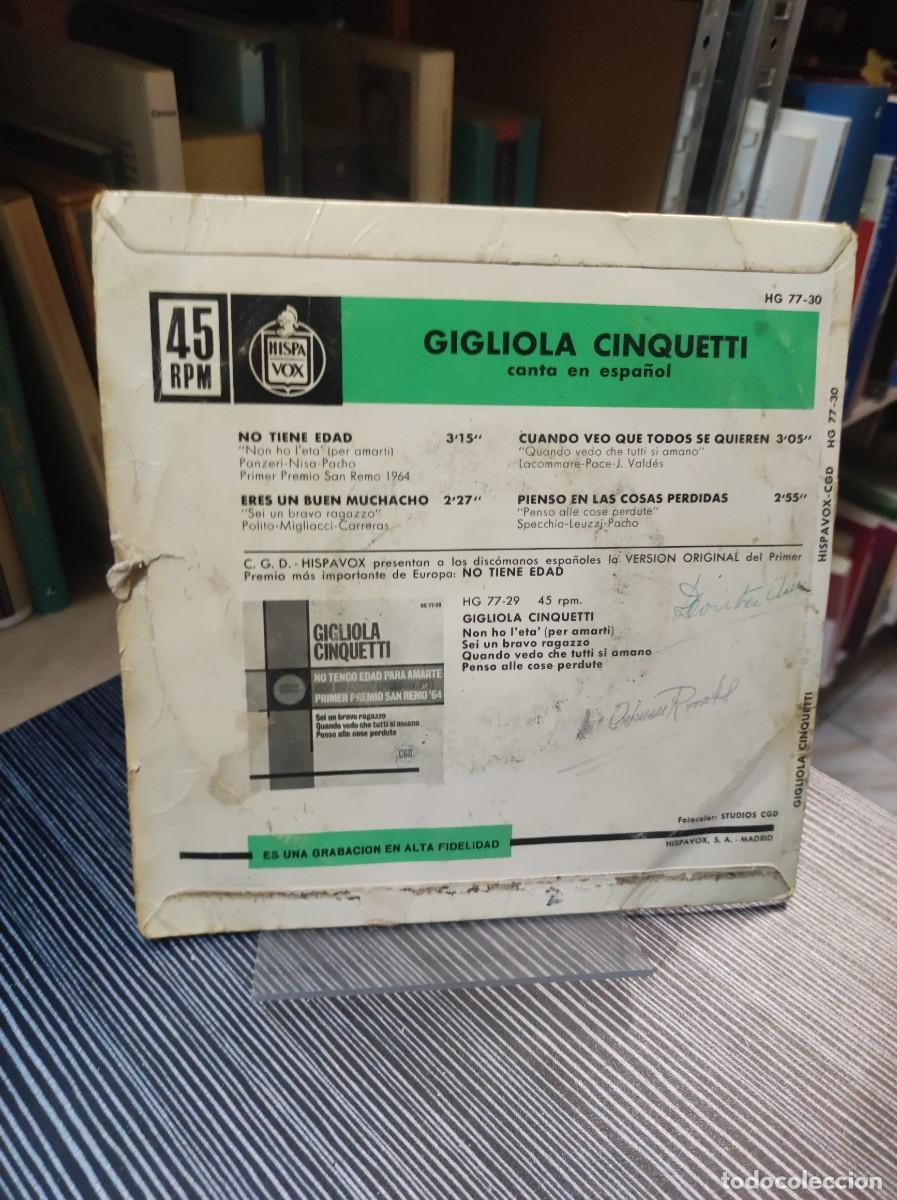 Discos de vinilo: Gigliola Cinquetti &ndash; Canta En Espa&ntilde;ol - Foto 2