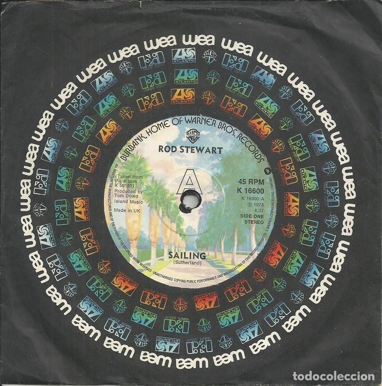 Discos de vinilo: ROD STEWART &middot;&middot;&middot; Sailing / Stone Cold Sober - (Single) - Foto 1