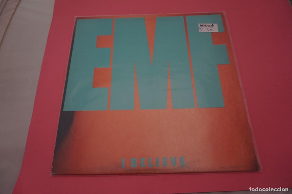 Discos de vinilo: MAXI SINGLE - EMF - I BELIEVE - DISCO EN EXCELENTE ESTADO - Foto 1