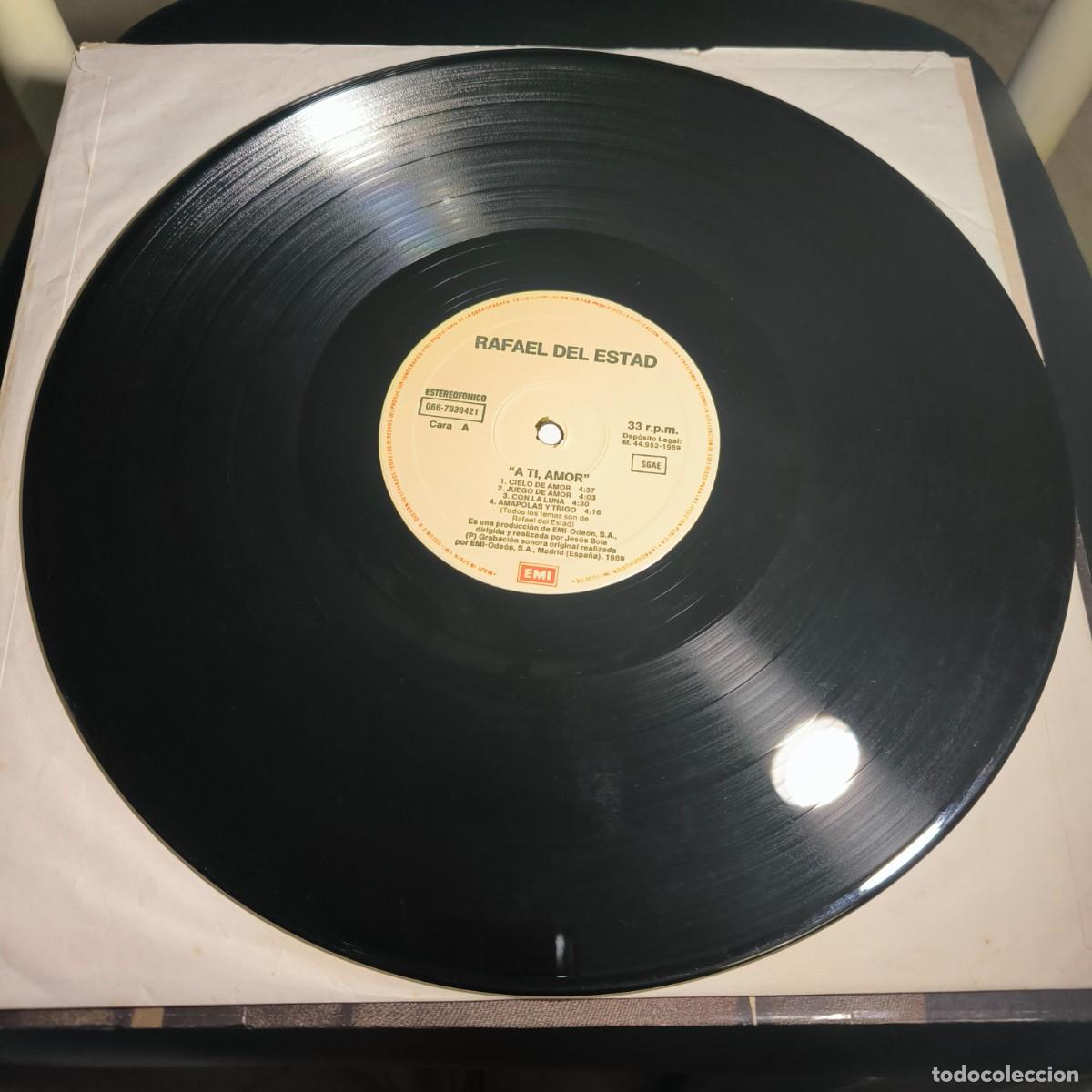 Discos de vinilo: Rafael Del Estad &ndash; A Ti, Amor : Formato: Vinilo, LP - Foto 3