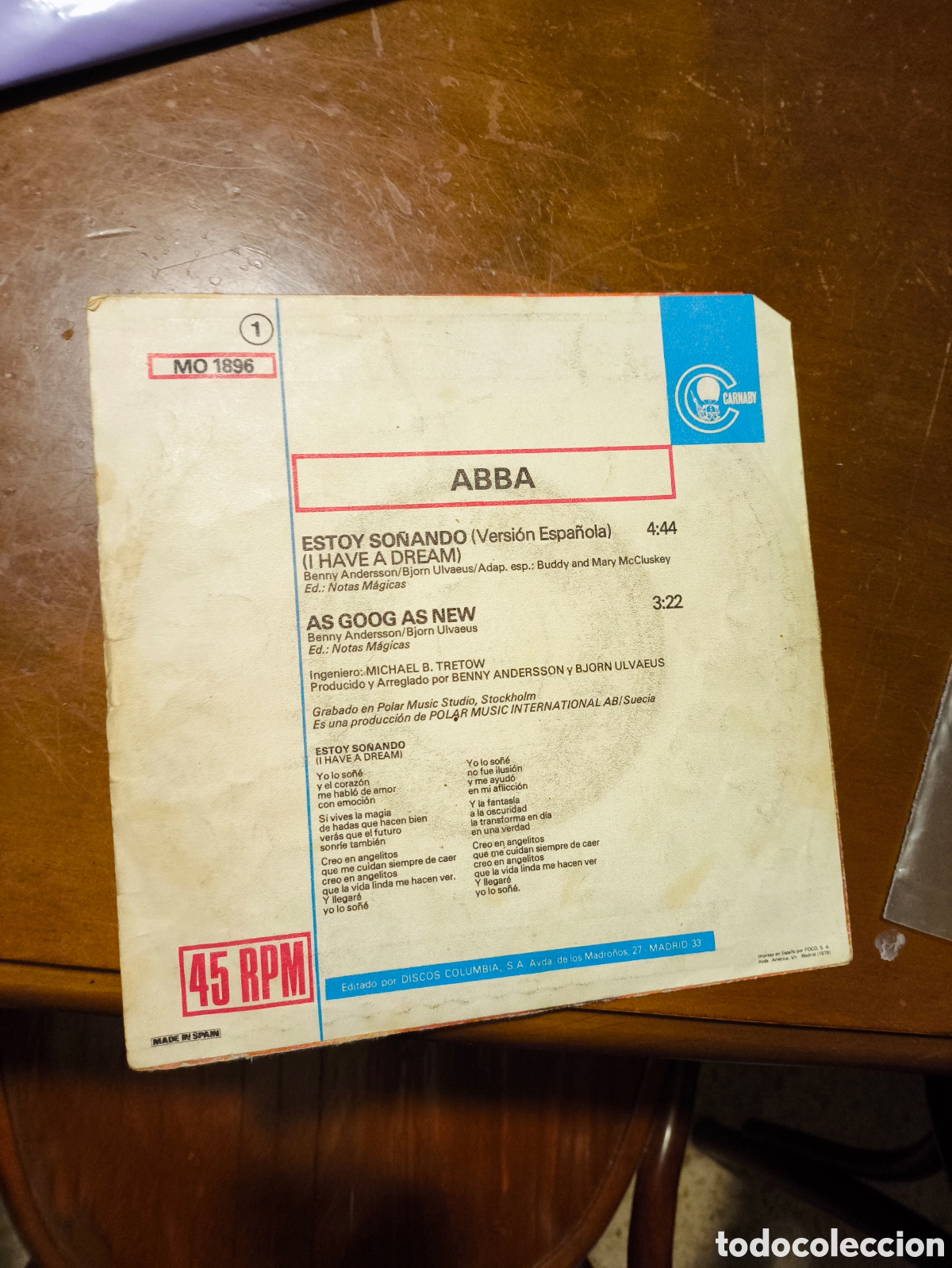 Discos de vinilo: Abba.estoy so&ntilde;ando.A.n.2 - Foto 2