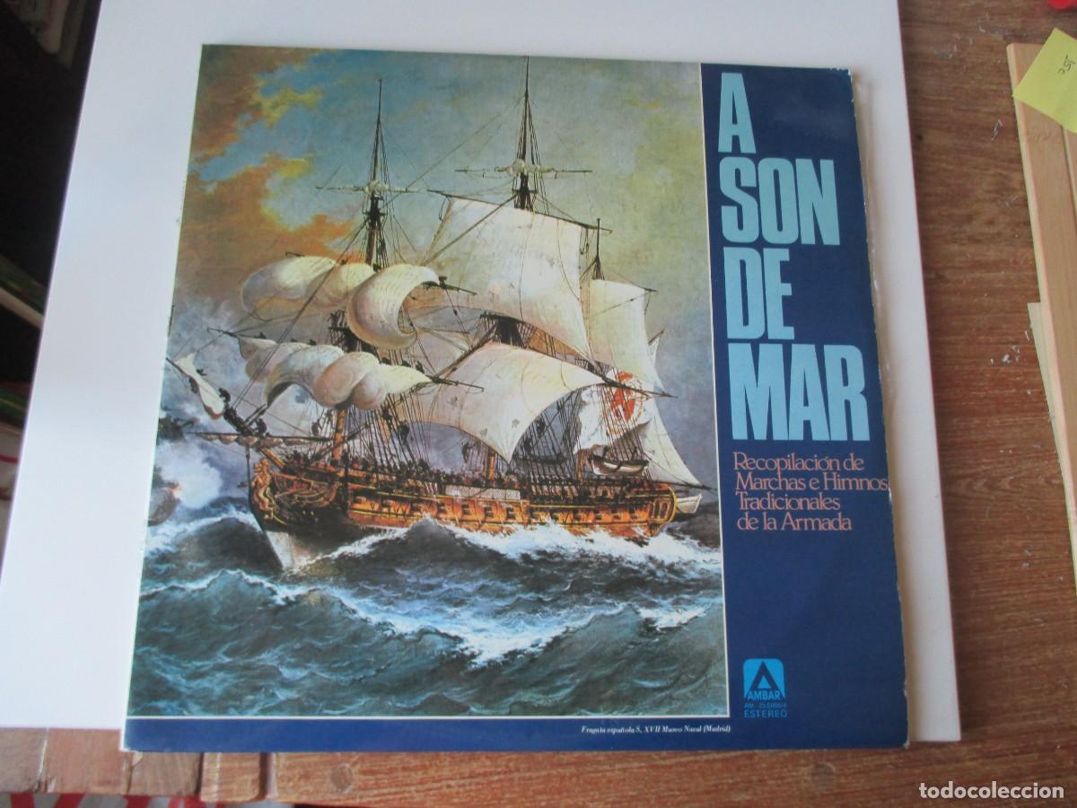 Discos de vinilo: A SON DE MAR (Marchas e himnos d la armada)( 2 LP) Z379 - Foto 1