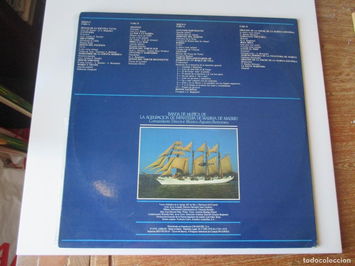 Discos de vinilo: A SON DE MAR (Marchas e himnos d la armada)( 2 LP) Z379 - Foto 3